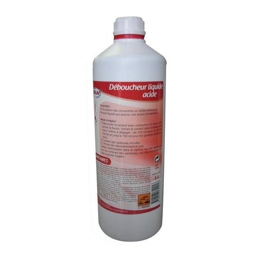 Déboucheur liquide acide ORLAV - Flacon 1 L