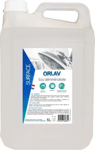 Orlav Eau déminéralisée 5 L