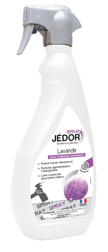 Jédor Spray Lavande - Désodorisant d'air ambiant 500 mL