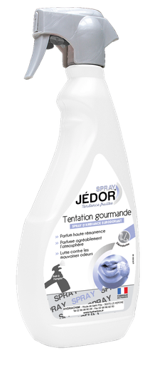 Jédor Spray surodorant d'ambiance Tentation Gourmande - 500 ml