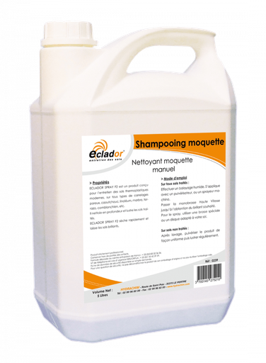 Eclador Shampooing Moquette - Bidon 5 L