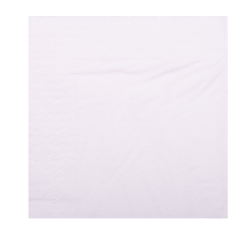 Serviette papier ouate 38 x 38 cm, blanche, 2 plis - colis de 2000