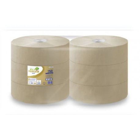 Lucart EcoNatural Maxi Jumbo 350 - Papier hygiénique 2 plis (colis de 6)
