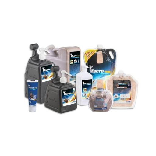 Nettuno MacroCream - Crème lave-mains à microbilles végétales, bidon T-Box 5 L avec pompe doseuse