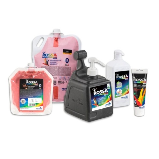 Nettuno La Rossa in Gel - Gel lave-mains atelier microbilles spécial peinture, tube 250 ml