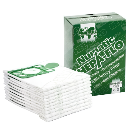 Sacs aspirateur HepaFlo 9 L NVM-1CH - Boîte de 10