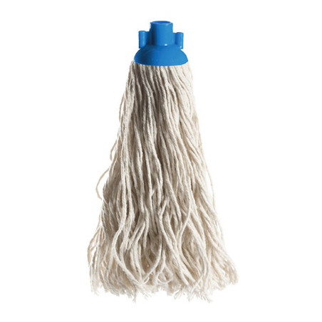Frange mop coton fils fins 250 g – douille à vis (filetage français)