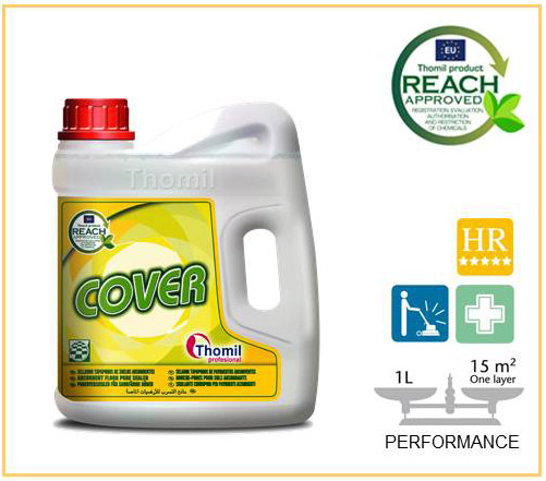 Thomil Cover - Émulsion acrylique bouche-pores pour sols poreux 4L