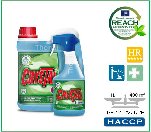 Thomil Crystal - Nettoyant vitres pulvérisateur 750 ml