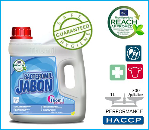 Bacteromil Jabón - Savon liquide mains antimicrobien hydratant