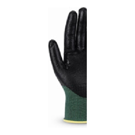 Gant anti-coupure — 18G - AG.XFiber/Nylon/Spandex - noir mousse nitrile lunaire — tailles 6/XS - 11/XXL