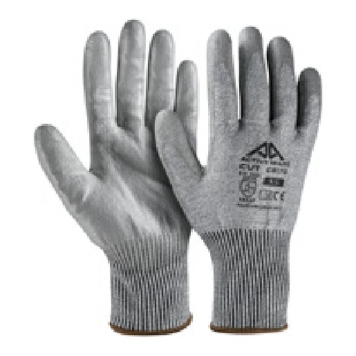 Gant anti-coupure — 13G - HPPE - PU gris — tailles 6/XS - 11/XXL