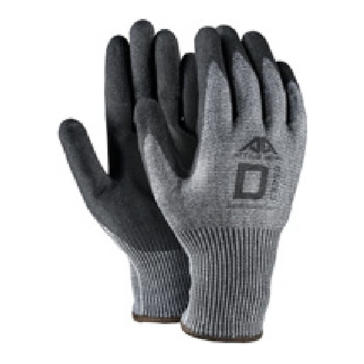 Gant anti-coupure — 13G - HPPE - Nitrile sablé noir — tailles 7/S - 11/XXL