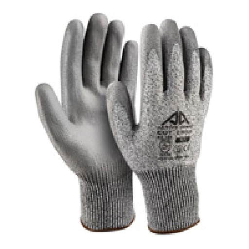 Gant anti-coupure — 13G - HPPE - PU gris — tailles 6/XS - 12/XXXL
