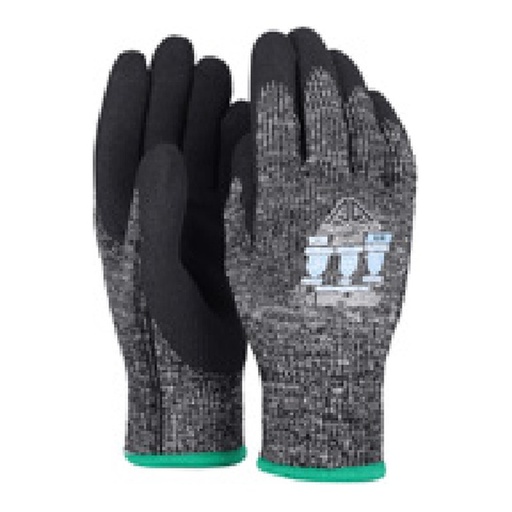 Gant grand froid — 7G Acrylique/HPPE - Nitrile sablé noir — tailles 8/M - 11/XXL