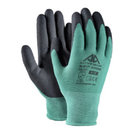 Gant de préhension — 13G - Polyester - nitrile sablé noir — tailles 7/S - 11/XXL