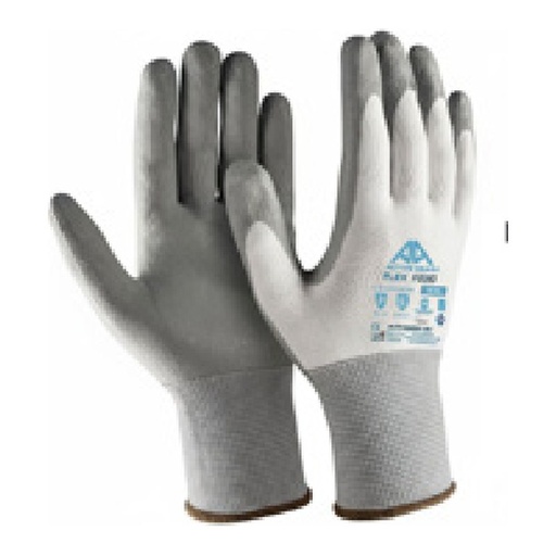 Gant de manutention — 15G - Nylon/Spandex - Mousse de nitrile lunaire gris — tailles 6/XS - 11/XXL