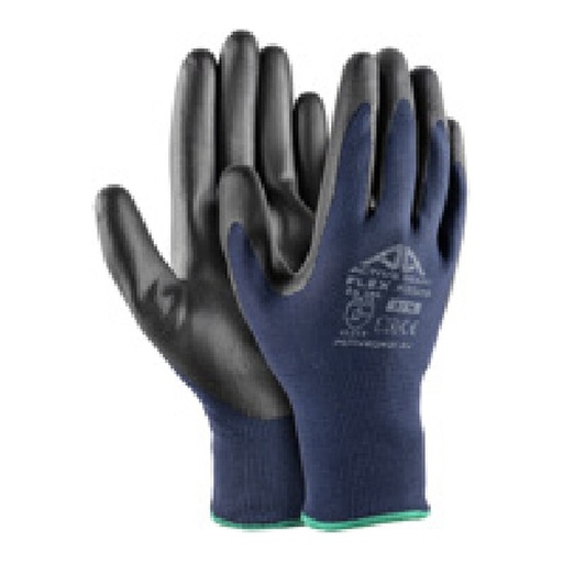 Gant de manutention — 3G - Polyester - Nitrile micromousse noir — tailles 7/S - 11/XXL
