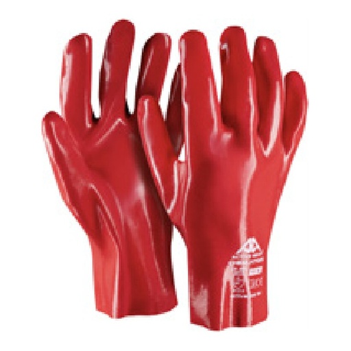 Gant de protection chimique — 27cm Interlock en coton – PVC — tailles 9/L - 10/XL