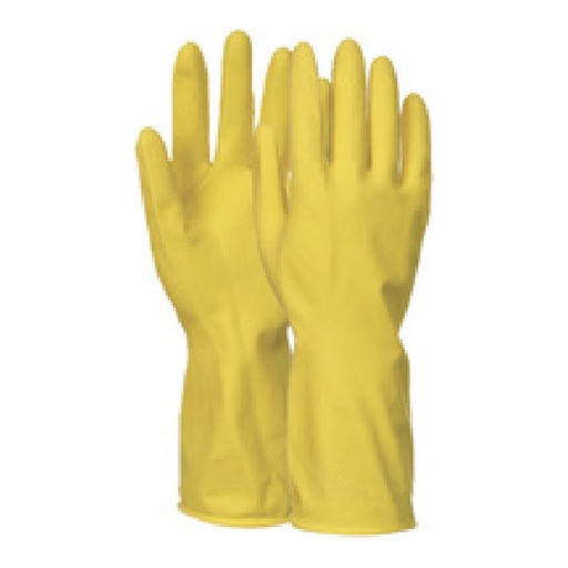 Latex jaune 40g- Flocké — tailles 7/S - 10/XL