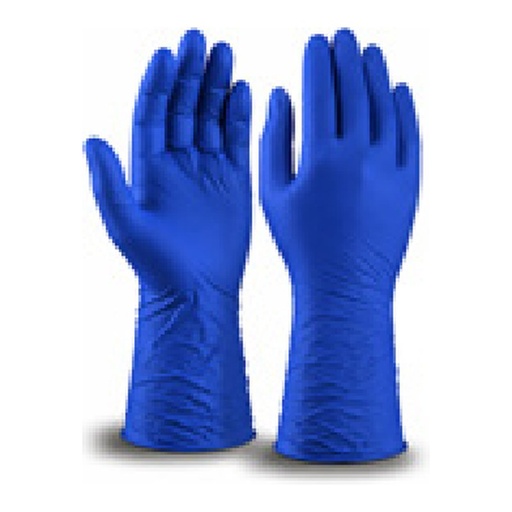 Latex haut risque – Sans poudre – 18,0 g - Bleu — tailles 8/M - 10/XL