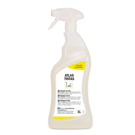 ATLAS TINTAS - Nettoyant detachant multi-usages encre / marqueur / graffiti 1 L