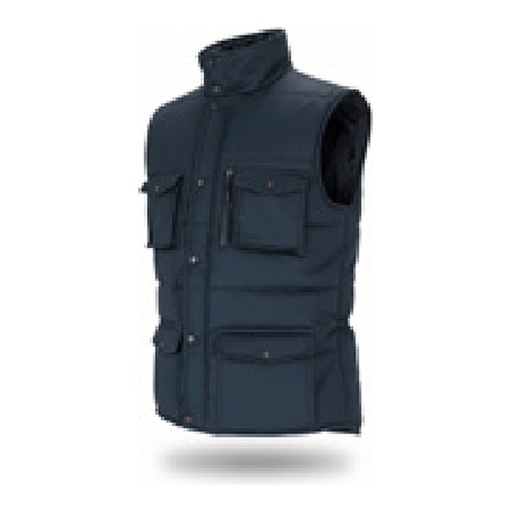 Gilet Thermique à Poches Multiples - 35% Cotton, 65% Polyester 245 g/m2 — tailles S - 3XL