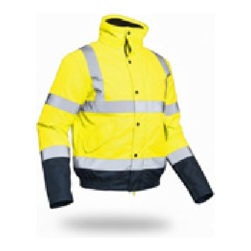 Blouson bomber HV 100 % polyester Oxford 300D, double enduction PU, imperméable, 190 g - Classe 3 — tailles S - 3XL