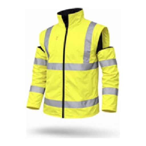 Parka HV 5/1 100 % polyester Oxford 300D, double enduction PU imperméable 190 g - Classe 3 — tailles S/XXXXL