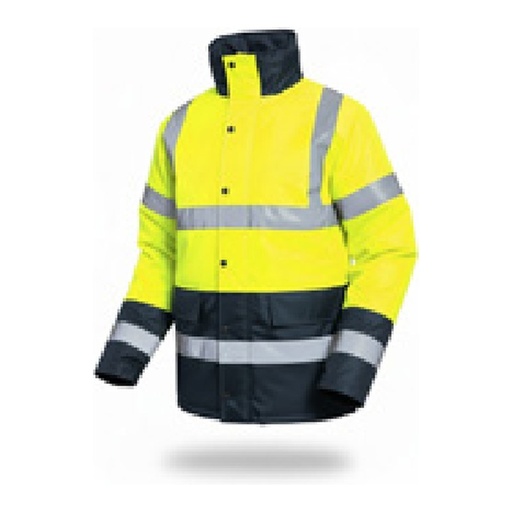 Parka HV 100 % polyester Oxford 300D, double enduction PU imperméable, 190 g - Classe 3 — tailles S - 4XL
