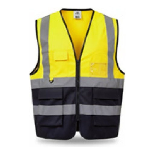 Gilet AV multipoches - 100% Polyester - Classe 1 — tailles M - 3XL