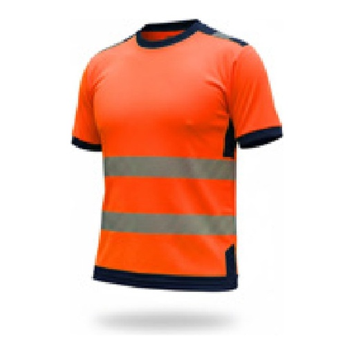 Vêtement de travail — T-shirt à manches longues AV – 55 % coton / 45 % polyester – 170 g/m² – UPF 50+ – Classe 2 — tailles S/XXXL