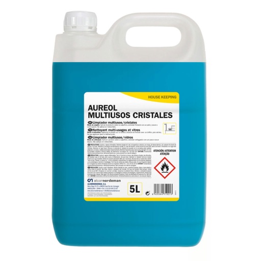 AUREOL Multiusos Cristales - Nettoyant multi-usages et vitres - 5 L