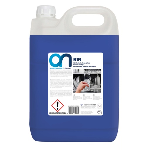 RIN - Liquide de rinçage vaisselle pour lave-vaisselle automatique