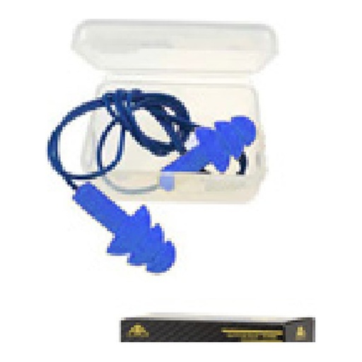 Bouchon d’oreille en polymère avec cordon détectable par métal - SNR 32 dB - 50 paires