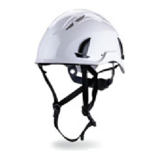 Casque d’escalade ventilé en ABS+PC, polystyrène expansé (EPS), avec crémaillère réglable, jugulaire
