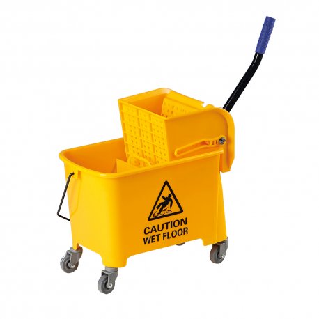 Chariot de lavage Spider ultra compact 20 L (2 x 10 L) avec presse a plat et cloison