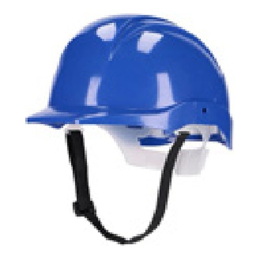 Casque sans aération en HDPE, 6 points textile, réglable avec glissière