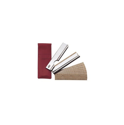 Brosserie De Paoli Grattoir Vitres & Sols 10 cm + Étui de 10 Lames (réf. STK02)