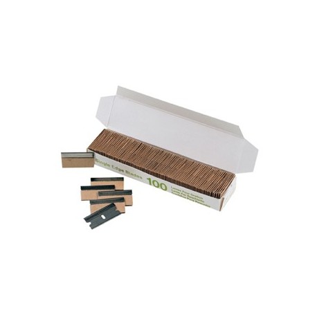 Boîte de 100 lames pour grattoir de sécurité 4 cm